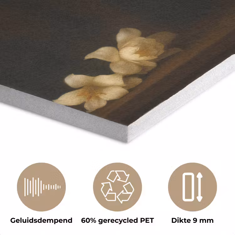 Liefde - Modern - Bloemen PET vilt klein -closeup_NL