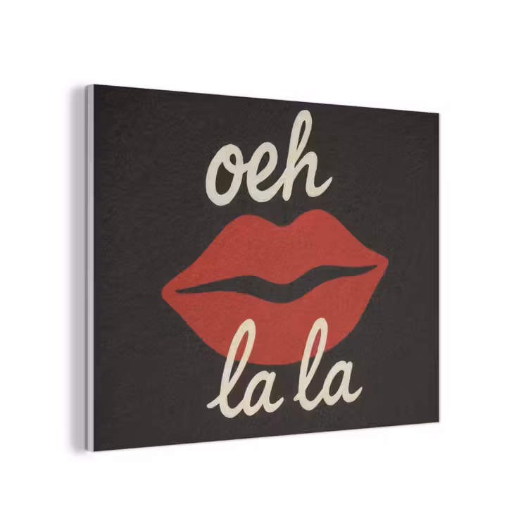 Lip - Rood - Quote PET vilt klein -3d