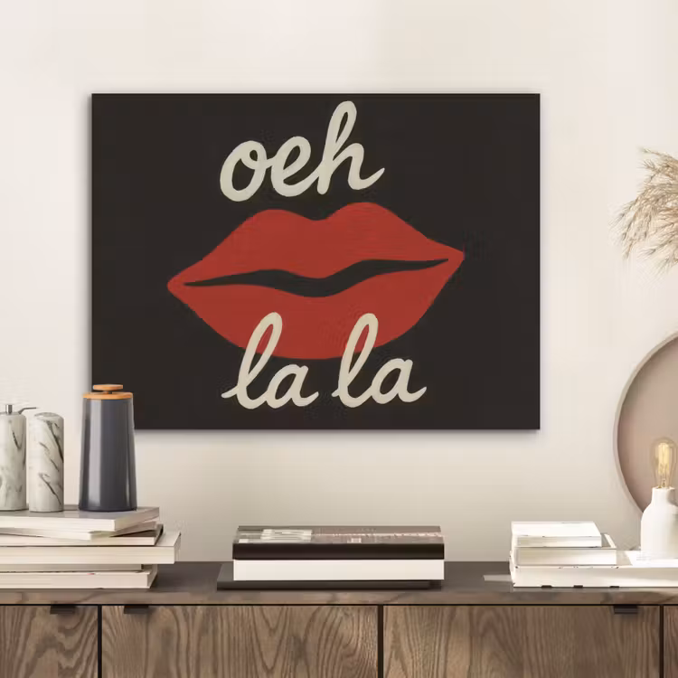Lip - Rood - Quote PET vilt klein -sfeer1