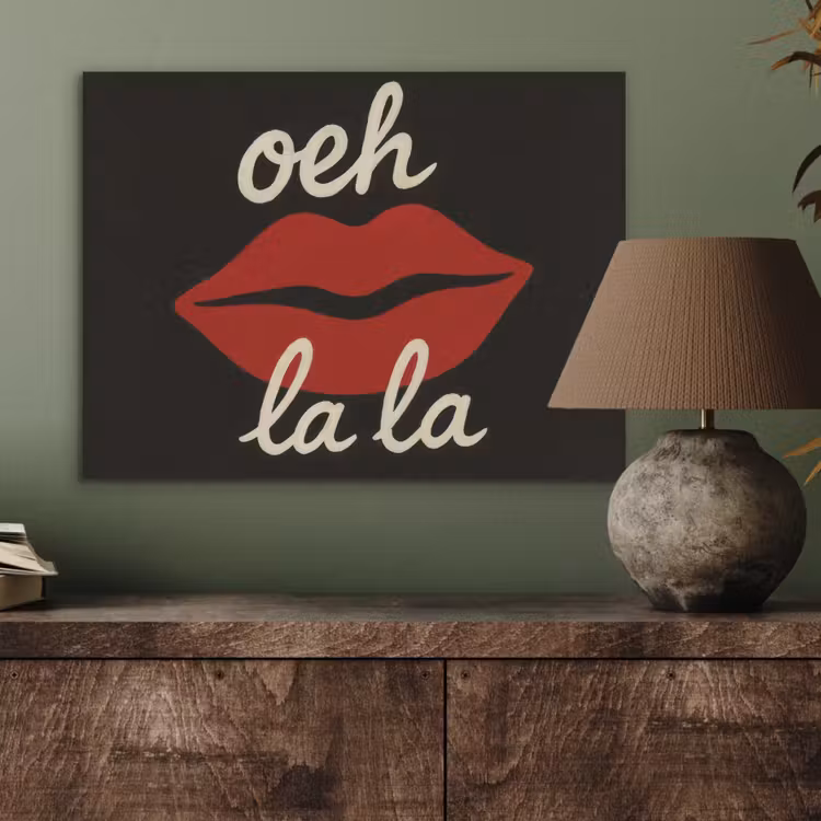 Lip - Rood - Quote PET vilt klein -sfeer2