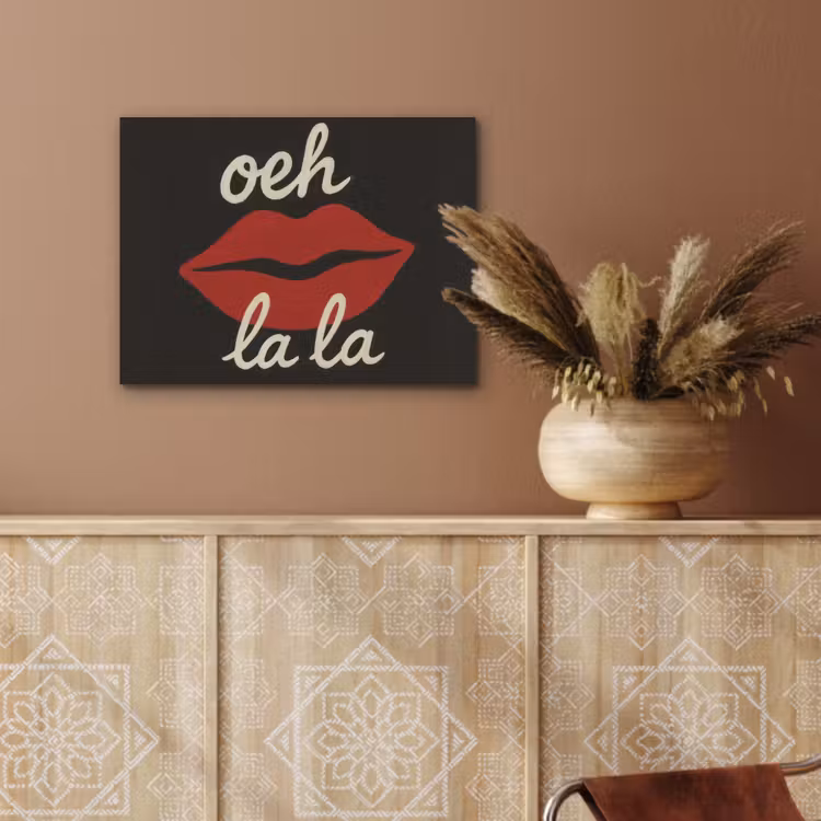 Lip - Rood - Quote PET vilt klein -sfeer4