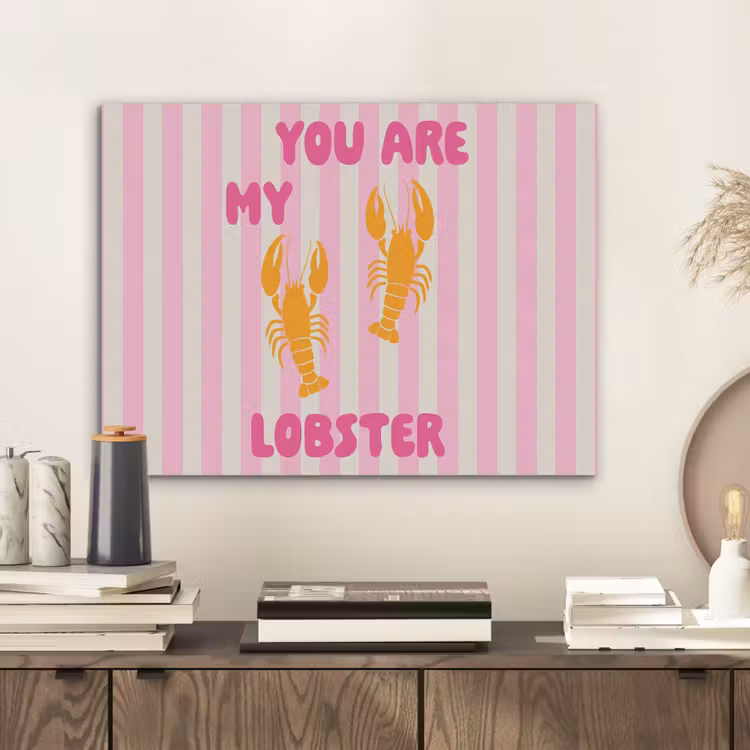 Lobster - Love - Valentijn PET vilt klein -sfeer1