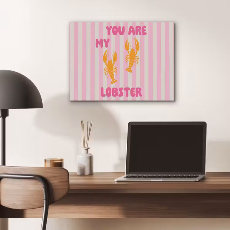 Lobster - Love - Valentijn PET vilt klein -sfeer5