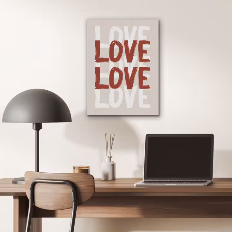 Love - Rood - Tekst PET vilt klein -sfeer5