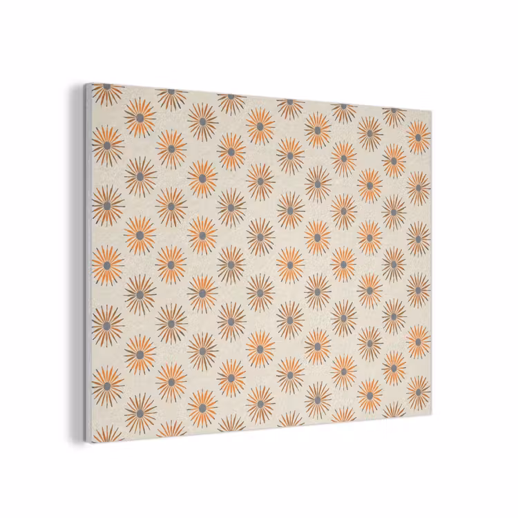 Madelief - Patroon - Oranje PET vilt klein 837 -3d
