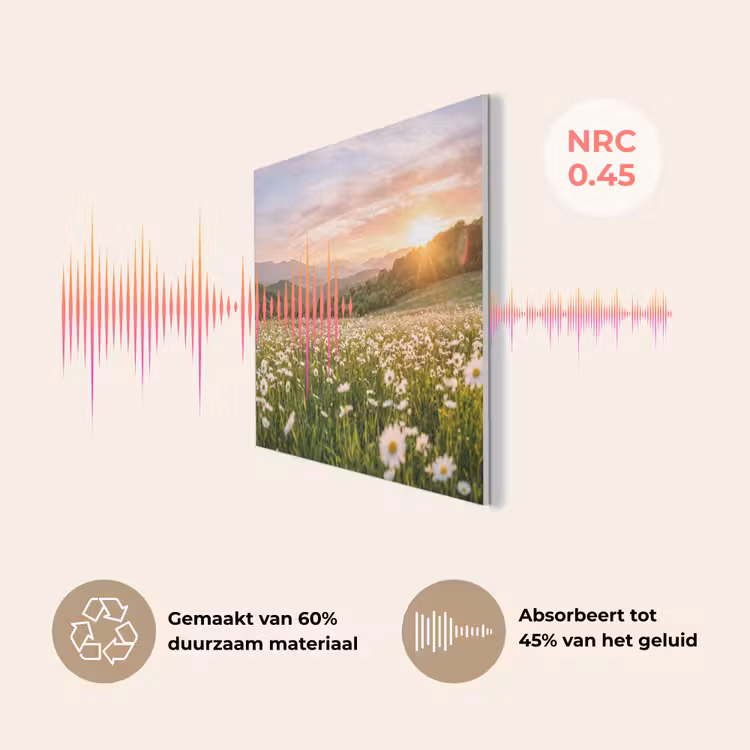 Madelief - Veld - Heuvels - Groen PET vilt klein -USP_NL