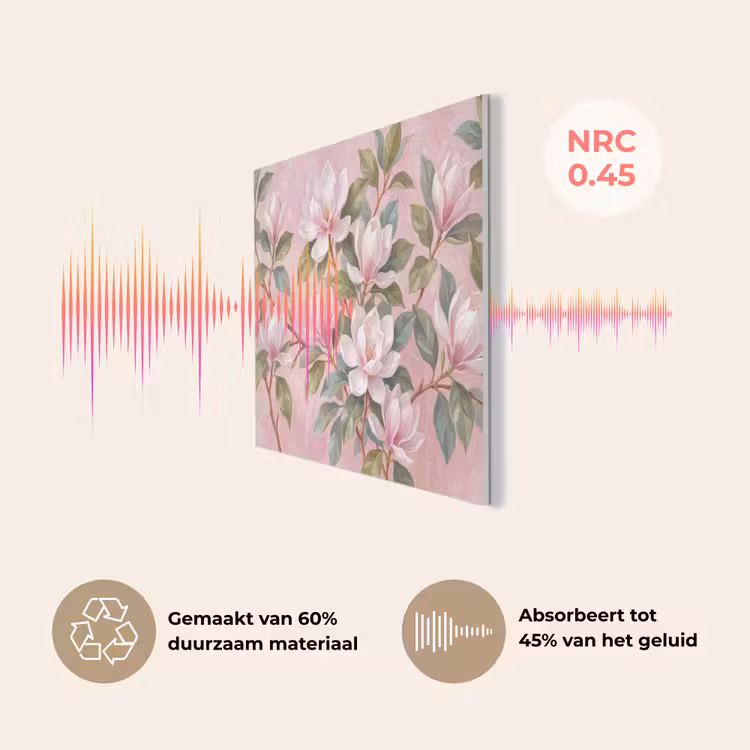 Magnolia's - Patroon - Roze PET vilt klein -USP_NL