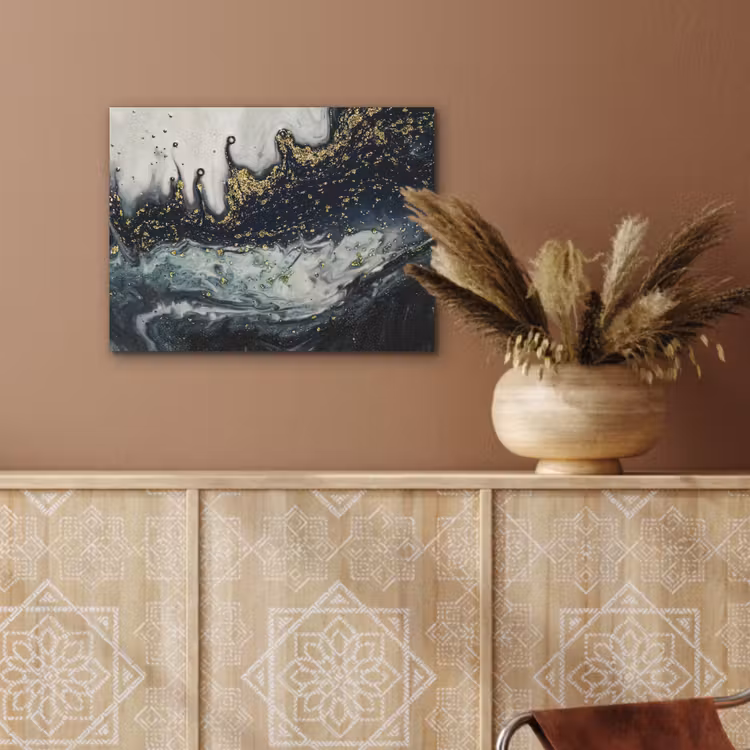 Marmer - Abstract - Goud - Luxe PET vilt klein -sfeer4