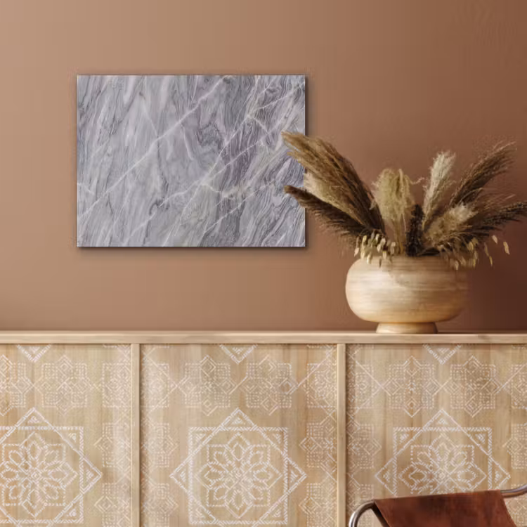 Marmer - Ader - Patroon - Abstract - Grijs PET vilt klein -sfeer4