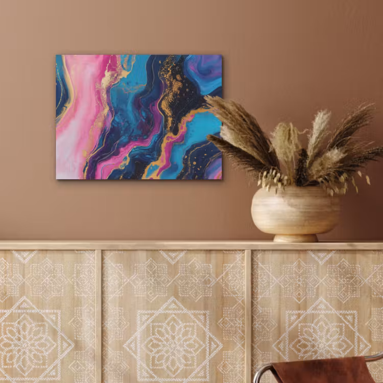 Marmer - Modern - Goud PET vilt klein -sfeer4