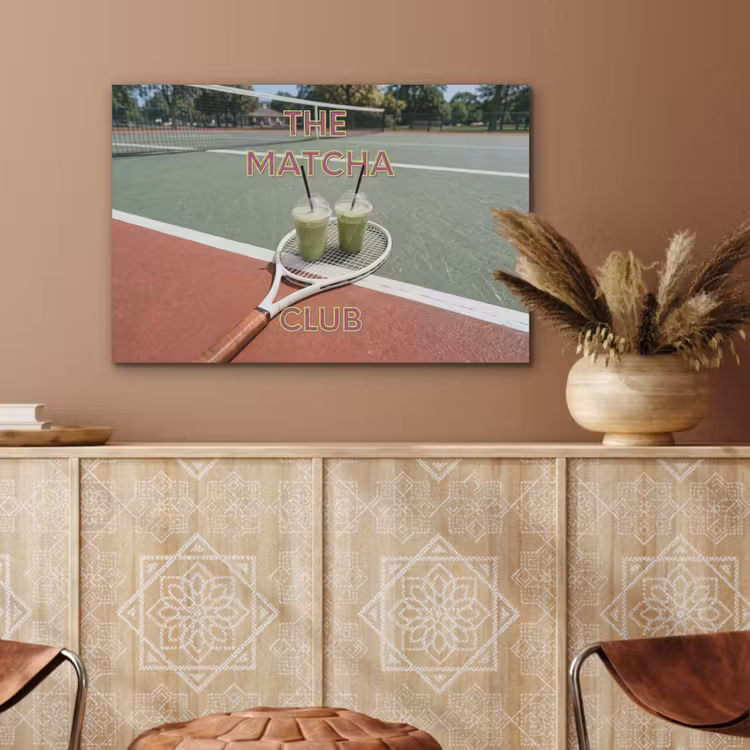 Matcha Club - Tennis - Matcha PET vilt middel -sfeer4