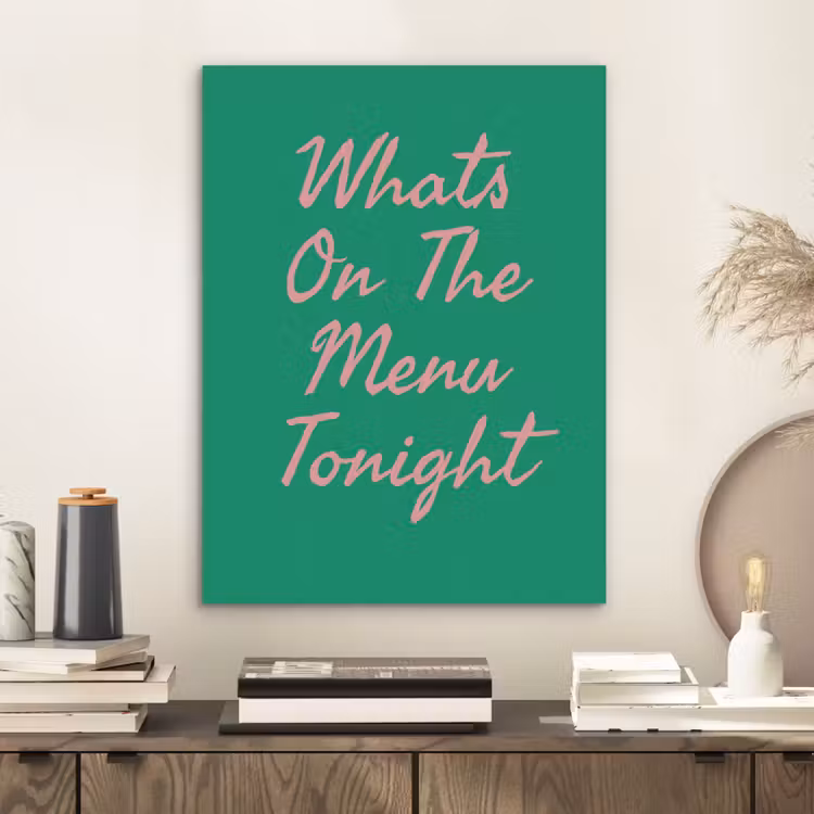 Menu - Quote - Roze PET vilt klein -sfeer1