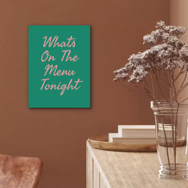 Menu - Quote - Roze PET vilt klein -sfeer4