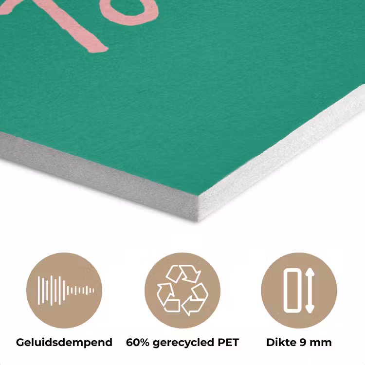 Menu - Quote - Roze PET vilt klein -closeup_NL