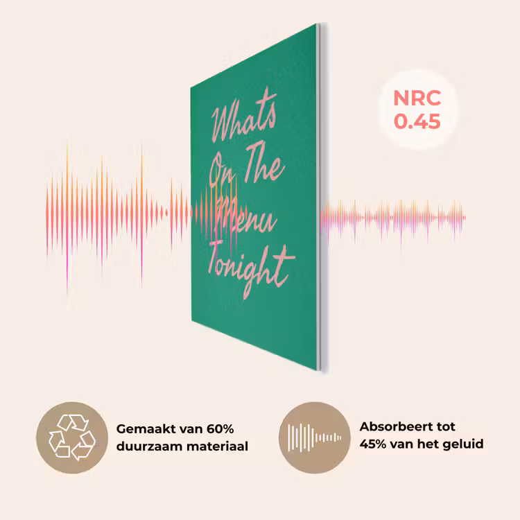Menu - Quote - Roze PET vilt klein -USP_NL
