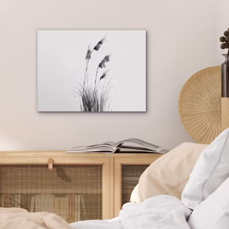 Minimalistisch - Stelen - Wit PET vilt klein -sfeer3