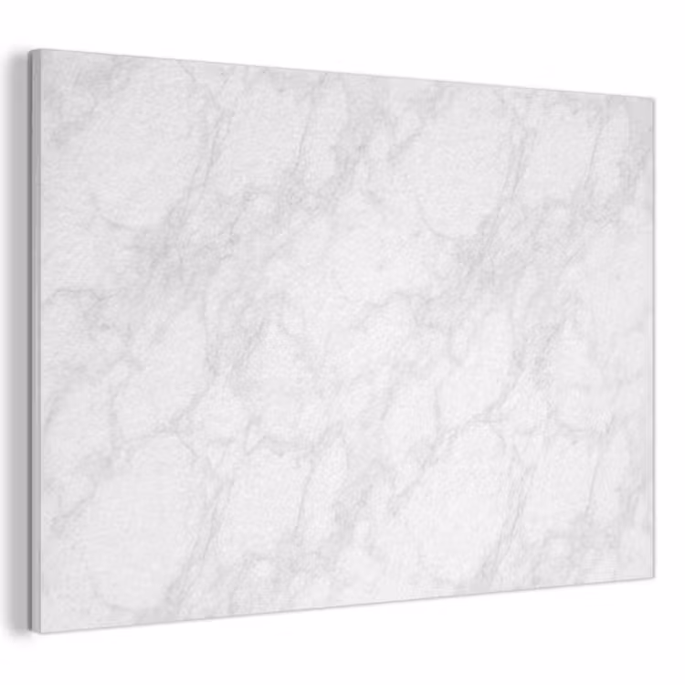 Minimalistisch - Wit - Grijze aders PET vilt klein 837 -3d