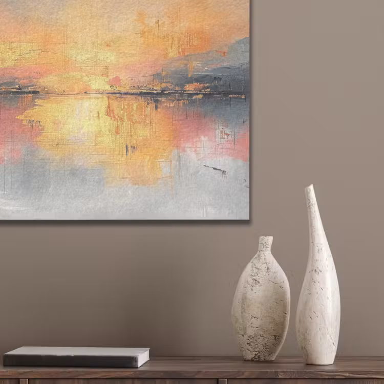Modern - Abstract - Goud - Roze PET vilt klein -sfeer6_closeup