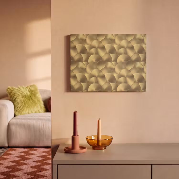 Modern - Cirkel - Goud PET vilt klein 837 -sfeer1