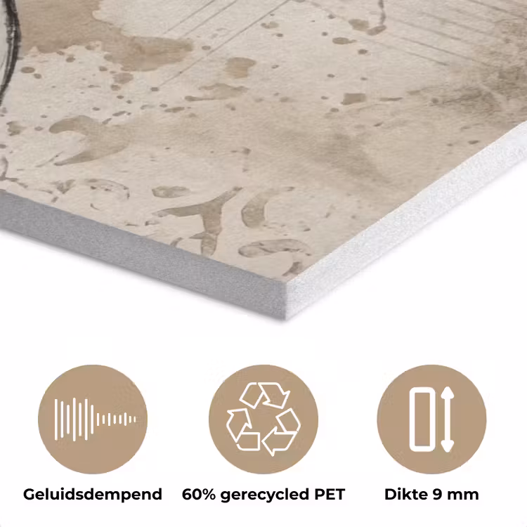 Modern - Design - Wit PET vilt klein -closeup_NL