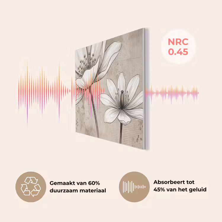 Modern - Design - Wit PET vilt klein -USP_NL