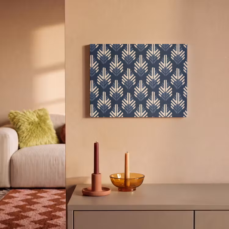 Modern - Patroon - Blauw PET vilt klein 837 -sfeer1