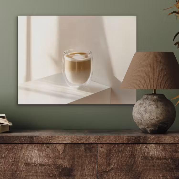 Mok - Latte - Minimalistisch - Schaduw PET vilt klein -sfeer2