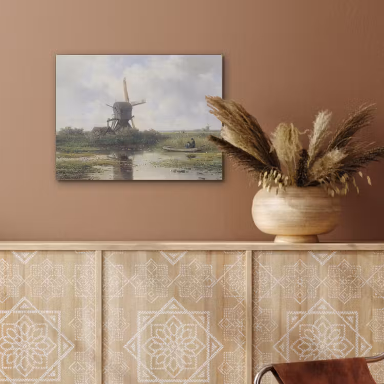 Molen - Willem Roelofs - Oude meesters - Kunst PET vilt klein -sfeer4