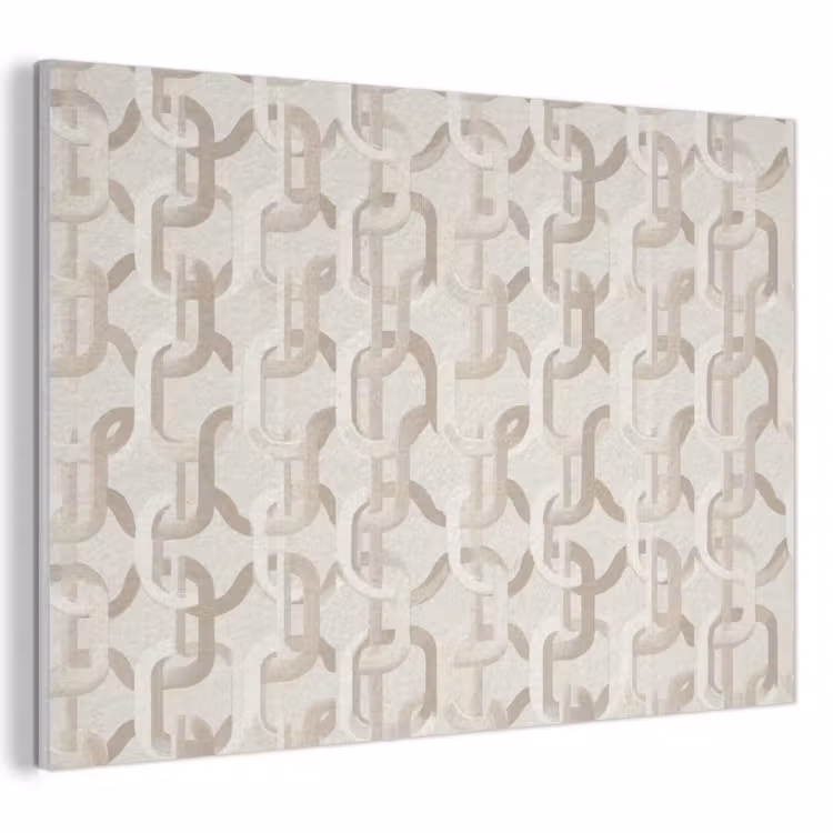 Motief - Abstract - Beige PET vilt klein 837 -3d