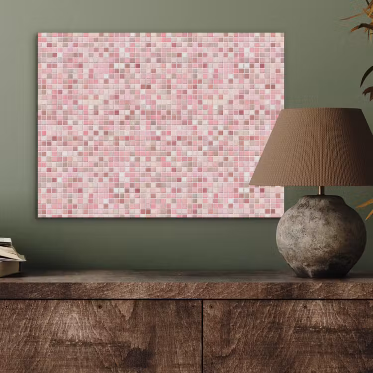 Mozaïek - Patroon - Roze PET vilt klein 837 -sfeer2