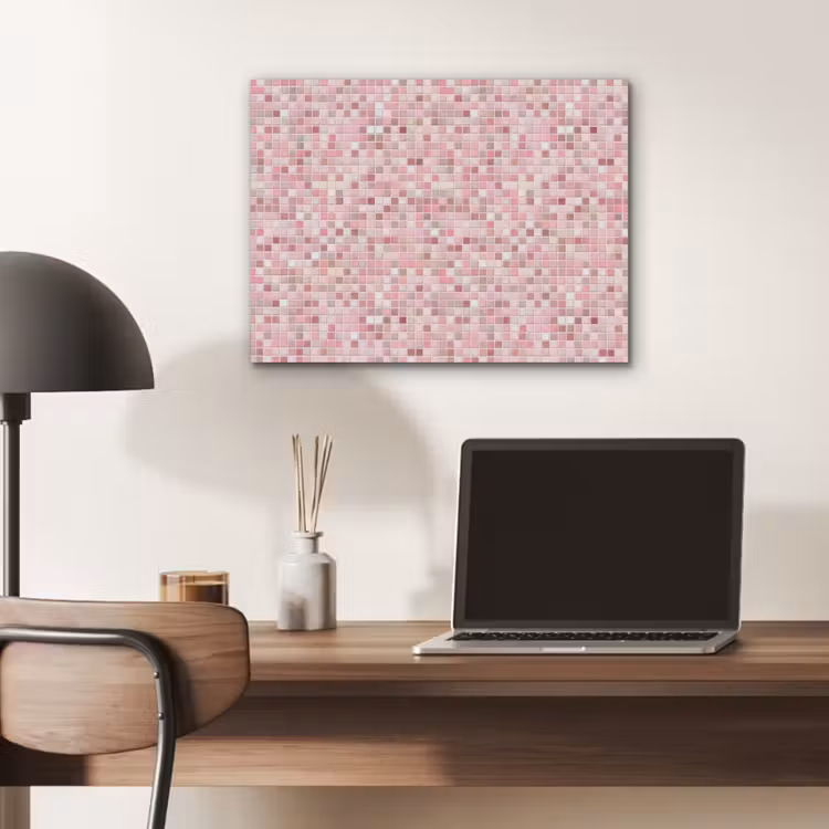 Mozaïek - Patroon - Roze PET vilt klein 837 -sfeer5