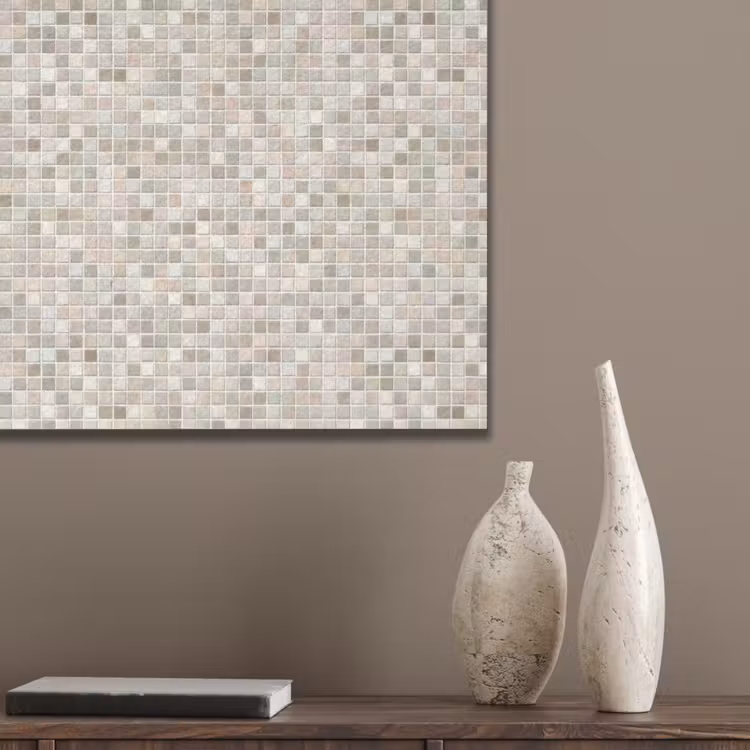 Mozaïek - Patroon- Taupe PET vilt klein 837 -sfeer6_closeup
