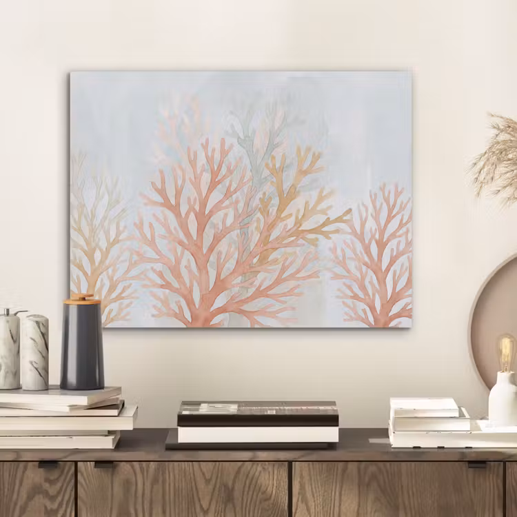 Natuur - Abstract - Aquarel - Organisch - Warm PET vilt klein -sfeer1