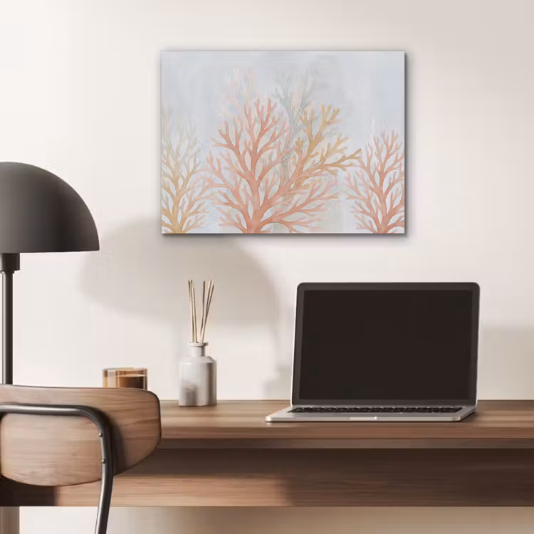 Natuur - Abstract - Aquarel - Organisch - Warm PET vilt klein -sfeer5