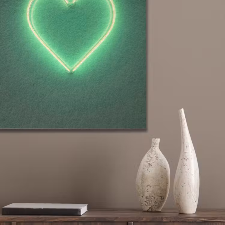 Neon - Groen - Licht PET vilt klein -sfeer6_closeup