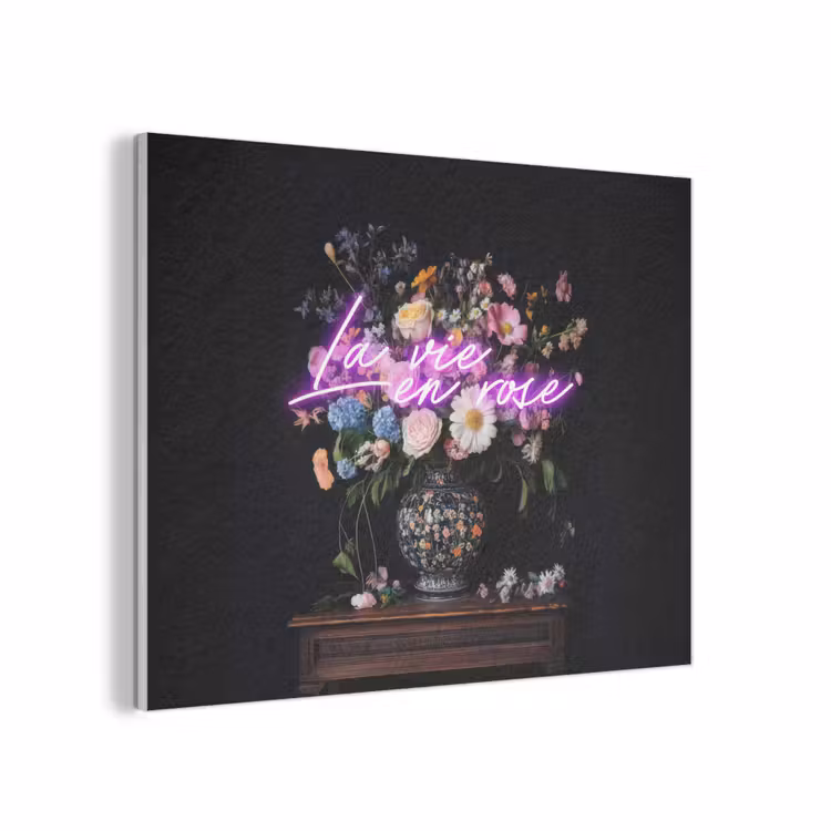 Neon - Vaas - Bloemen PET vilt klein -3d