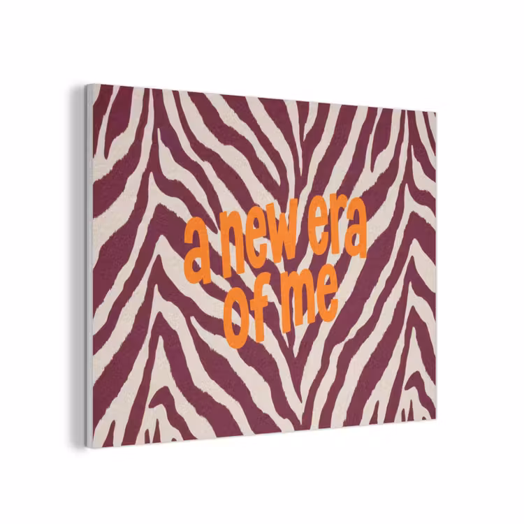 New era - Bordeaux - Zebraprint PET vilt klein -3d