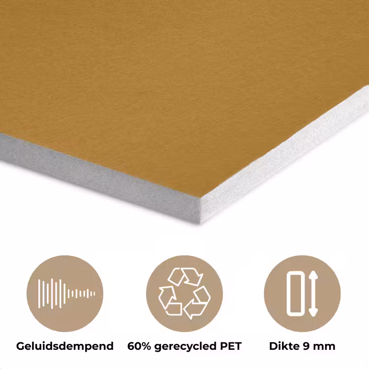 Ocre - Gold - Geel PET vilt klein 837 -closeup_NL