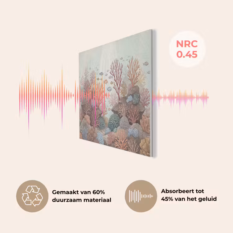 Onderwater - Koraal - Vis - Natuur PET vilt klein -USP_NL