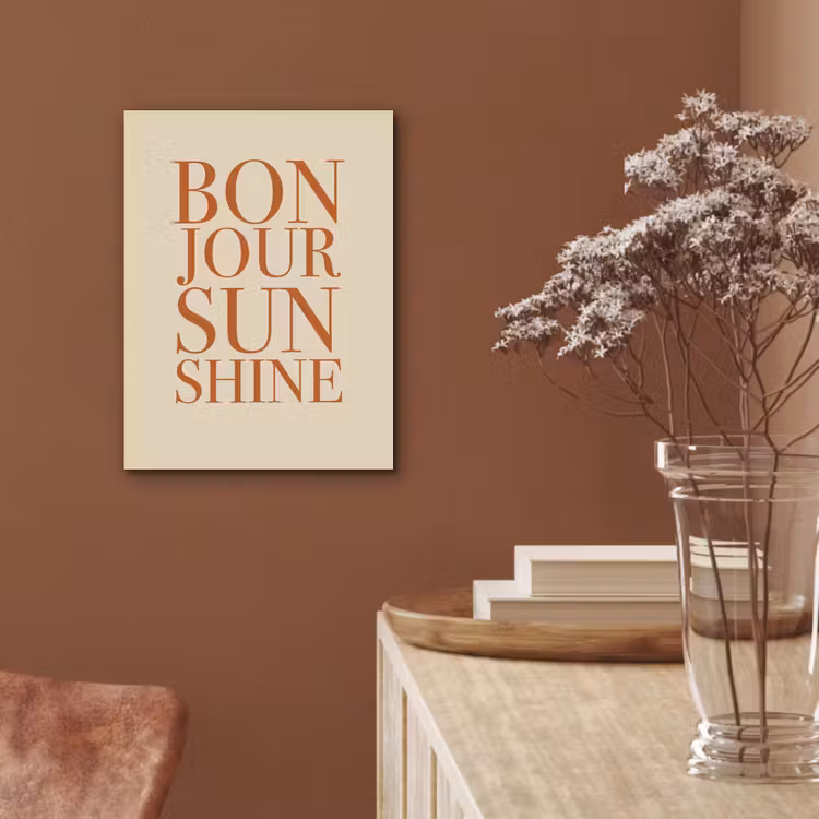 Oranje - Quote - Sun PET vilt klein -sfeer4