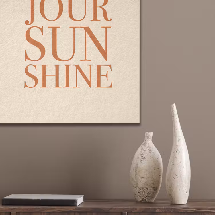 Oranje - Quote - Sun PET vilt klein -sfeer6_closeup