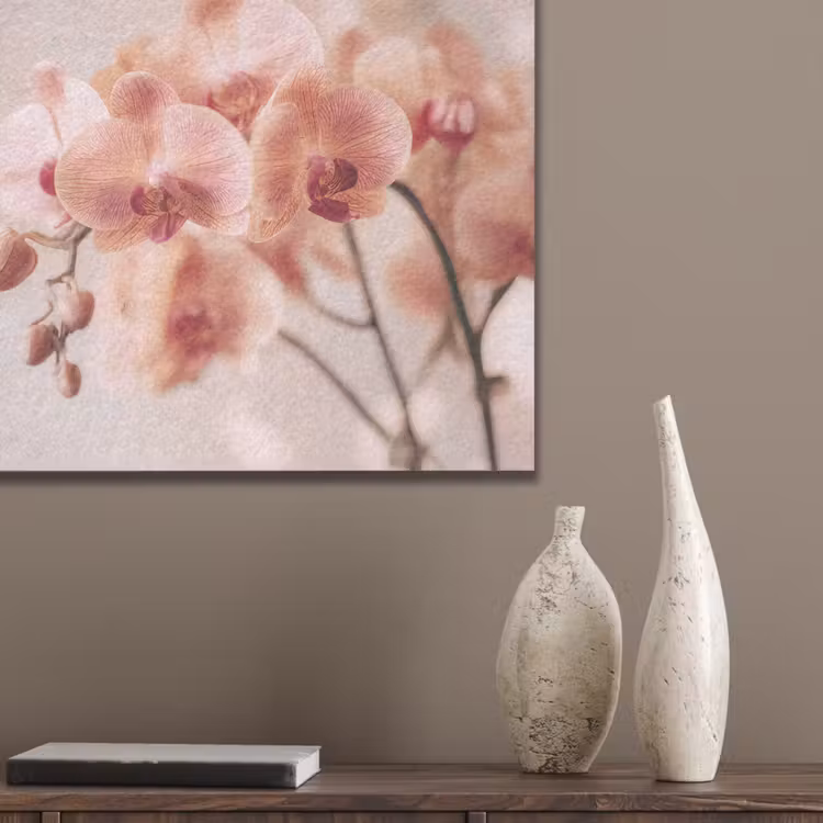 Orchidee - Bloemen - Roze - Bloemblaadjes PET vilt klein -sfeer6_closeup