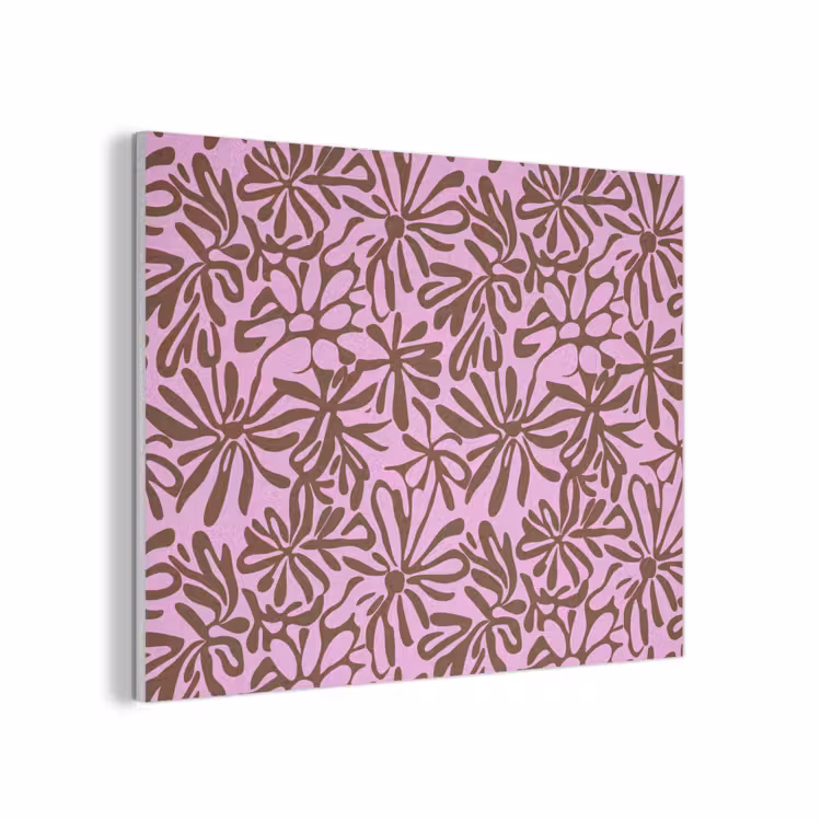 Organisch - Patroon - Roze PET vilt klein 837 -3d