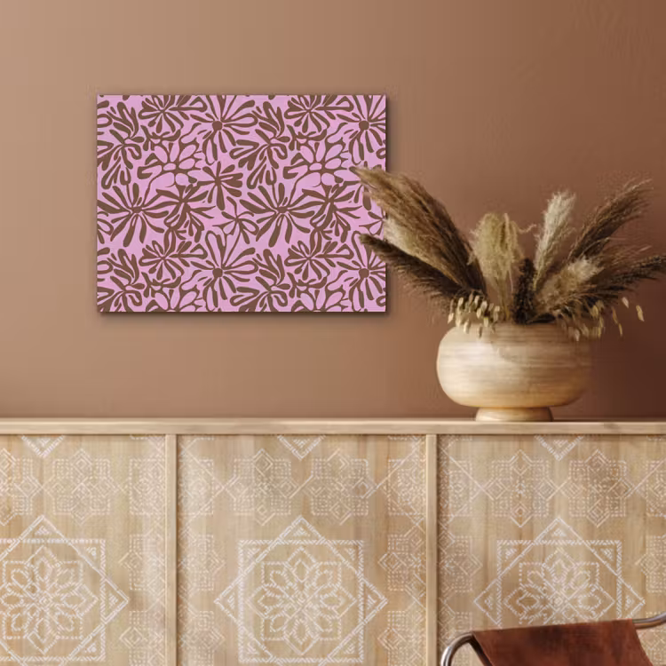 Organisch - Patroon - Roze PET vilt klein 837 -sfeer4