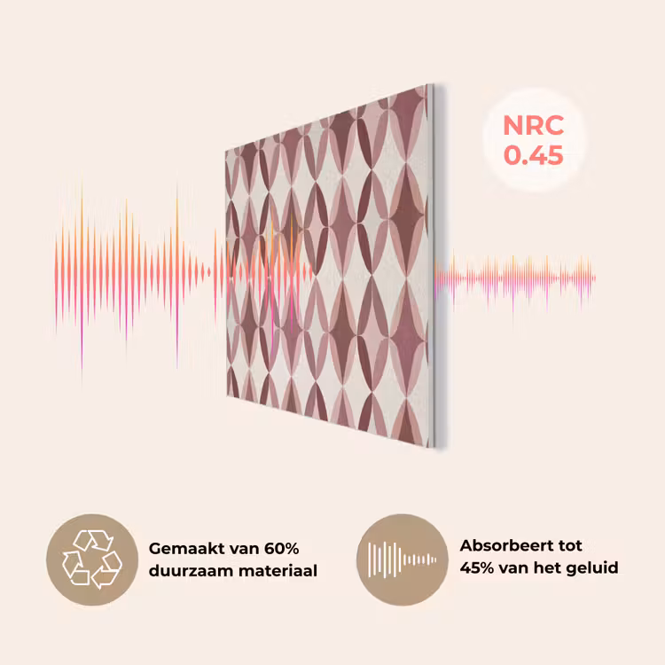 Ovaal - Textuur - Roze PET vilt klein 837 -USP_NL