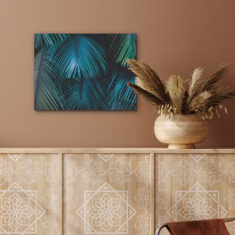 Palmblad - Tropisch - Natuur - Jungle PET vilt klein -sfeer4