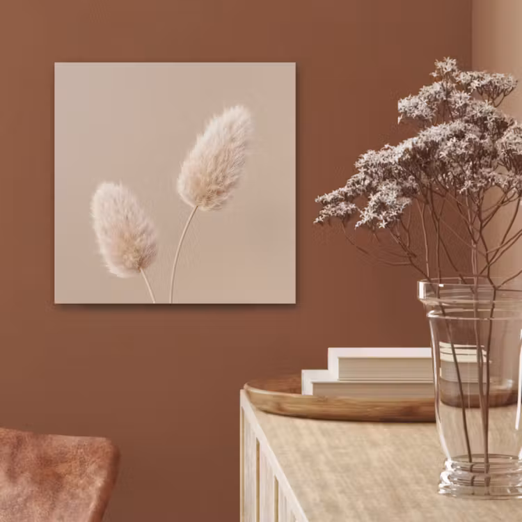 Pampas pluimen - Beige - Planten PET vilt klein -sfeer4