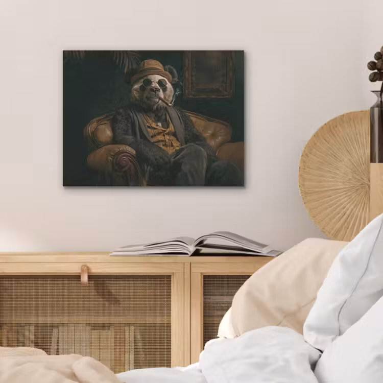 Panda - Hoed - Bril - Pak PET vilt klein -sfeer3