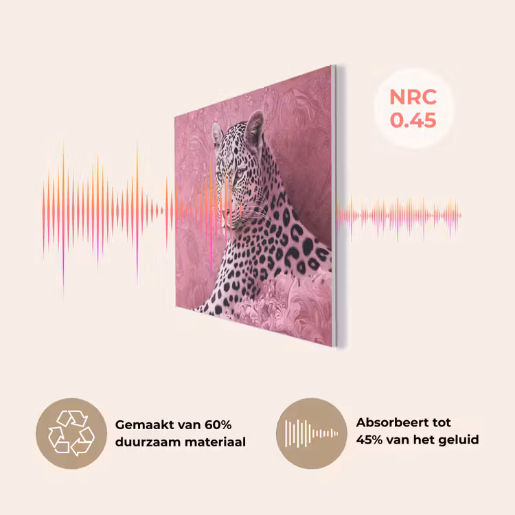 Panter - Luxe - Roze PET vilt klein -USP_NL