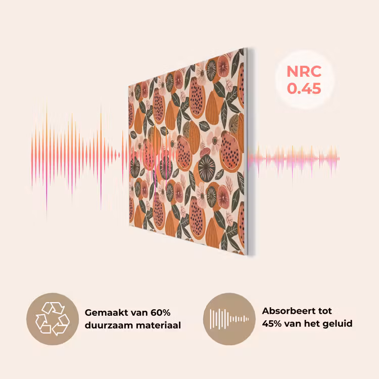 Papaja - Bloesem - Oranje PET vilt klein 837 -USP_NL